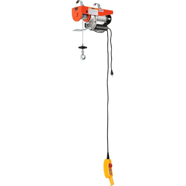 Global Industrial Electric Cable Hoist, 1500 Lb. Capacity 298642